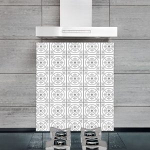 Crédence fond de hotte verre – Carreaux de Ciment WENKO TALI – 60×70 cm