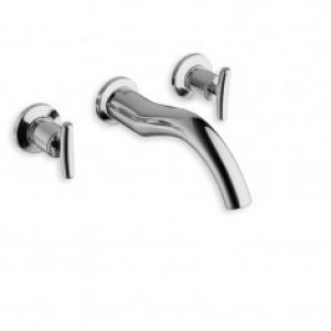 Cristina Ondyna Mélangeur mural lavabo complet SELTZ