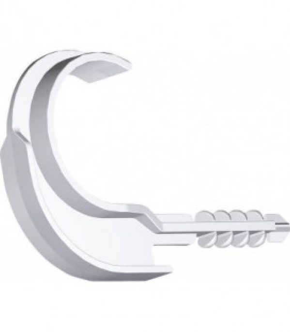 Crochet cheville gris, 25-32 mm 50 pieces