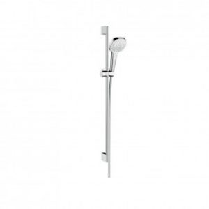 Croma Select E 110 Multi EcoSmart / Unica’S Puro 0,90 m blanc chromé Hansgrohe