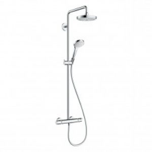 Croma Select S Showerpipe Croma Select S 180 2jet blanc/chromé – Hansgrohe 27253400