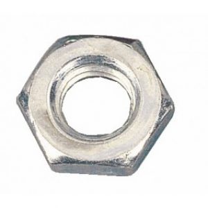 Écrous hexagonaux bas – acier zingué – classe 6