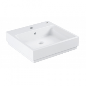 Cube Ceramic Lavabo, 500 x 490 mm, Blanc…