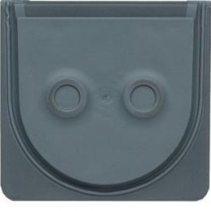 cubyko Entrée pr 2 câbles gris HAGER WNA690