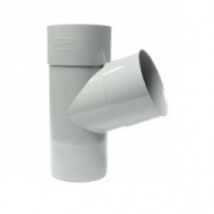 Culotte PVC 67°30 Mâle Femelle Ø80 ou Ø100 FIRST-PLAST