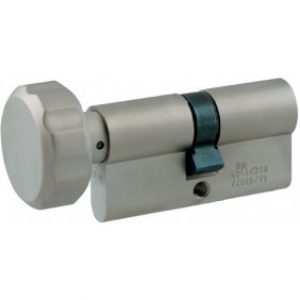 Cylindre européen de sûreté double varié à bouton – 3 clés – Pextra