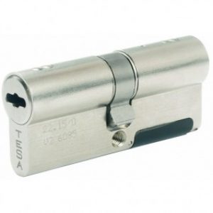 Cylindre électronique – Profil européen – Laiton nickelé – Série STA