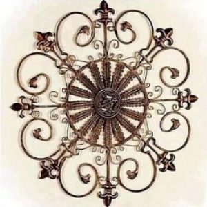 Décoration murale de style rustique en métal