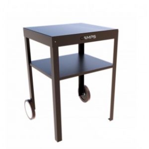 Desserte roulante – en aluminium – avec étagère – Mod2