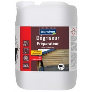 Dégriseur bois pour surface extérieure