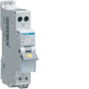 Disj. 1P+N 3kA C20A SanVis 1M – DISJONCTEURS PH+N  HAGER MFS720