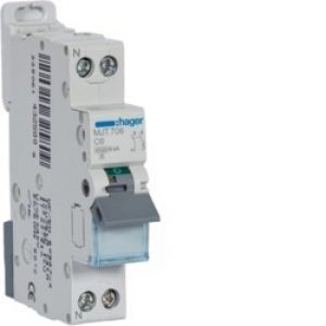 Disj.1P+N 4.5-6kA C-6A 1m – DISJONCTEURS PH+N  HAGER MJT706
