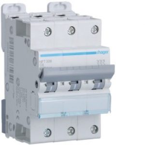 Disj.3P 6-10kA C-6A 3m – DISJONCTEURS MULTI.  HAGER NFT306