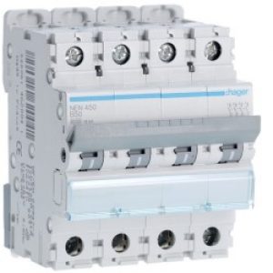 Disj.4P 6-10kA B-50A 4m – DISJONCTEURS MULTI.  HAGER NEN450
