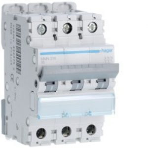 Disj.mag.2P 20kA 16A 3m – DISJONCTEURS MULTI.  HAGER MMN316