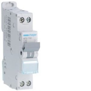 Disjoncteur 1P+N 3kA C32A 1M – DISJONCTEURS PH+N  HAGER MFN732
