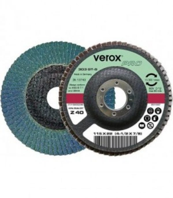 Disque a lamelles Grain emeri:ZK 80 125 mm / tissu de coton