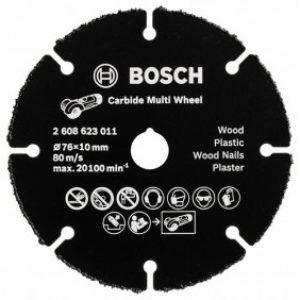 Disque carbure Multiwheel pour meuleuse GWS 12-76 V EC