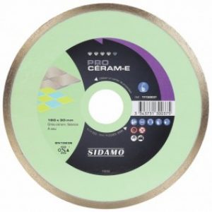 Disque diamant – jante continue – matériaux décoration – Pro Céram E
