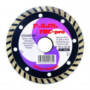 Disque diamant TBC-PRO diamètre 115 x 2,2mm