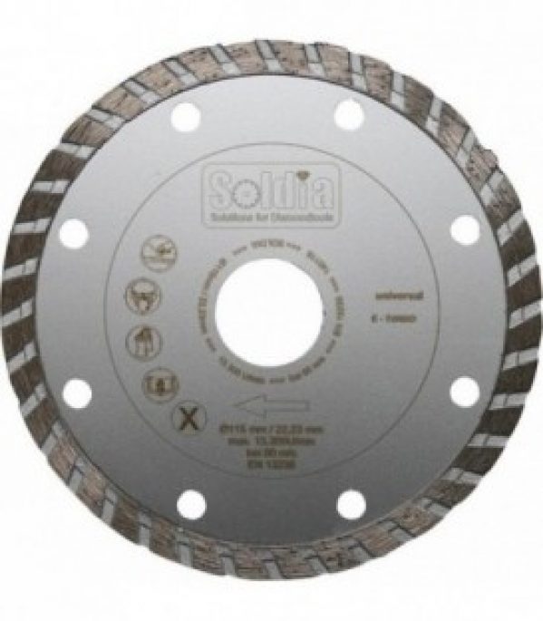 Disque diamant universel E-Turbo Diam 115×22,23 mm