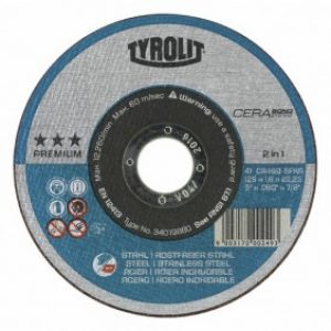 Disque à tronçonner Premium Cerabond – diamètre 125 mm – moyeu plat