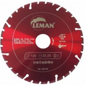 Disques diamants brasés jante segmentée coupe acier 950 pour meuleuse