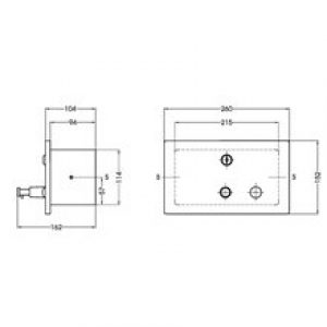 Distributeur de savon 1,4L à encastrer Mediclinics