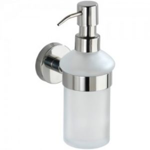 Distributeur de savon – Bosio – Mural – Acier et verre satiné