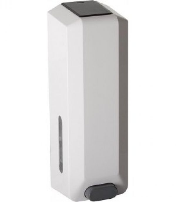 Distributeur de savon C321, 650ml Serie NovoClean, blanc