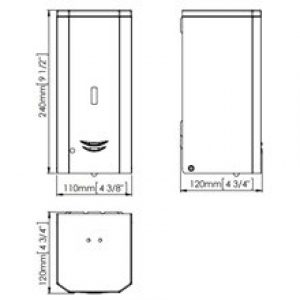 Distributeur de savon mousse automatique noir…