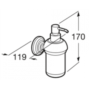 Distributeur de savon mural Carmen Roca