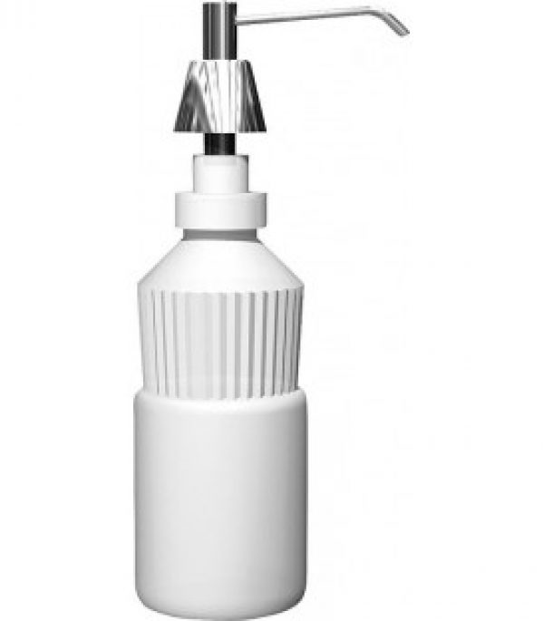 distributeur de savon pour table encastr saillie courte 102mm, contenu 1000 ml