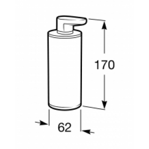 Distributeur de savon sur plan Hotels 2.0 Roca
