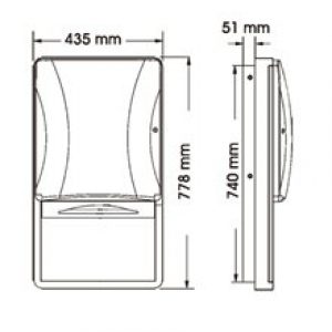 Distributeur de serviettes à encastrer Bradley…