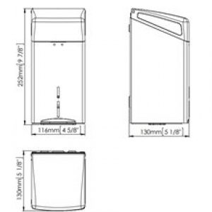 Distributeur gris de lingettes hygiéniques…