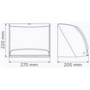 Distributeur papier rouleau/essuie-mains plié…