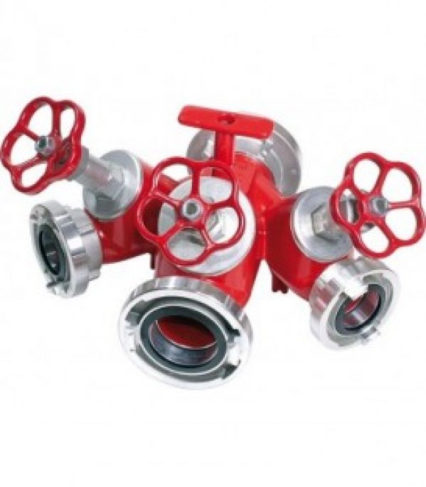 Distributeur Storz avec vannes d´arrêt,entrée B sortie CBC