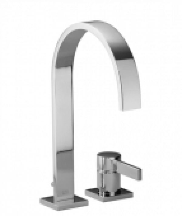 Dornbracht MEM – Mitigeur de lavabo 2 trous taille L avec garniture de vidage chrome