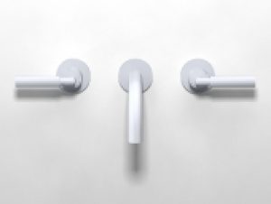 Dornbracht Tara – Mélangeur monotrou lavabo pour montage mural avec projection 160 mm sans garniture de vidage platine