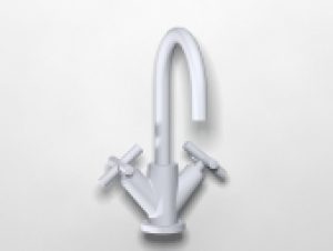 Dornbracht Tara – Mélangeur monotrou lavabo taille L avec garniture de vidage platine mat