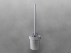 Dornbracht Tara – Set porte brosse de toilette platine