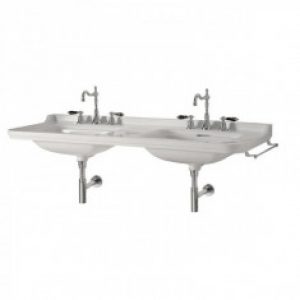 Double lavabo Waldorf à suspendre ou sur pieds – Cristina Ondyna