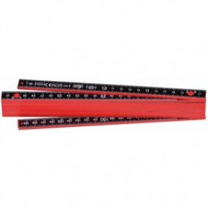 Double-mètre composite 10 branches