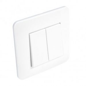 Double Va-et-vient complet – blanc brillant – Casual