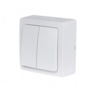 Double Va-et-vient saillie complet – blanc – Blok