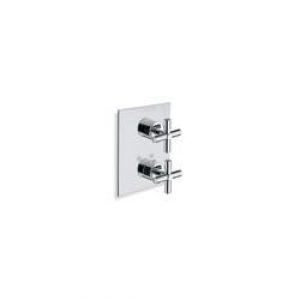DOUCHE FACADE ENCASTREE EXECUTIVE THERMOSTATIQUE 3 SORTIES – CRISTINA ONDYNA XV85351