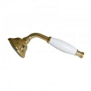 Douchette dorée rétro en laiton avec poignée céramique CHAMBORD – CRISTINA ONDYNA PDCH004