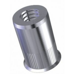 Douille à sertir – taraudée – cannelée – inox A2 – Rivkle