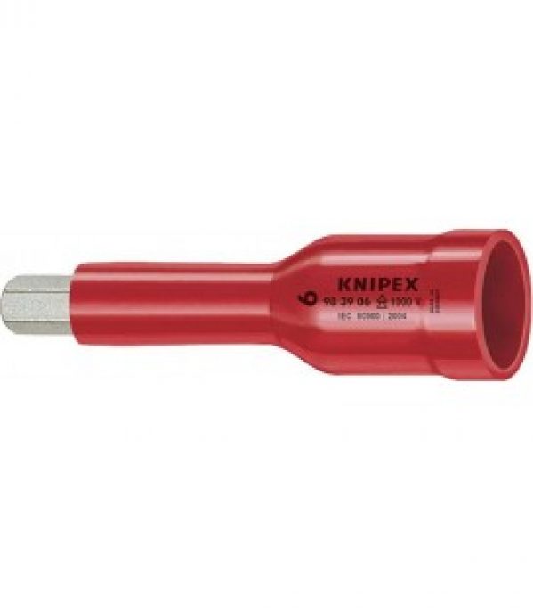 Douille Trempe VDE avec carre femelle 3/8&Prime; isolée 5x75mm